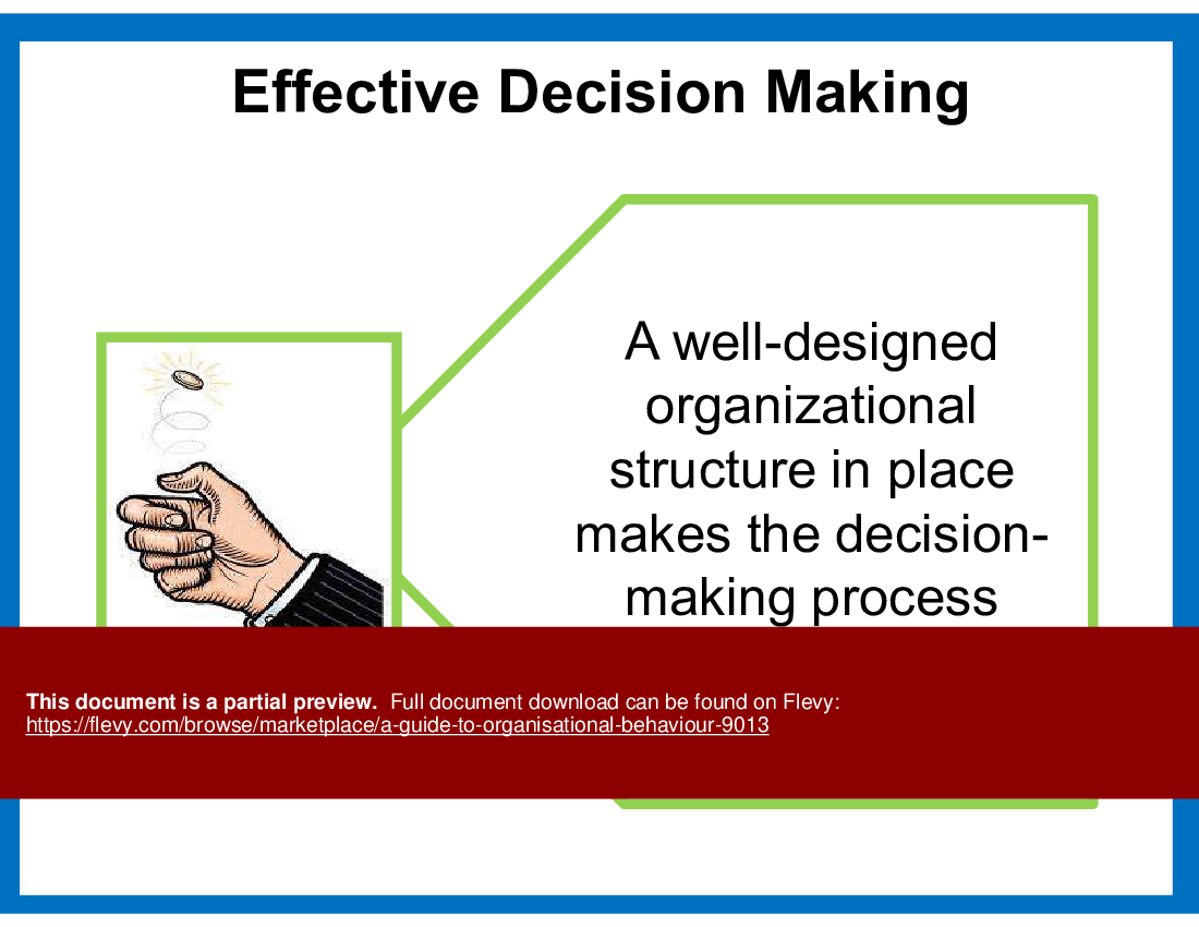 A Guide to Organisational Behaviour (20-slide PPT PowerPoint presentation (PPT)) Preview Image