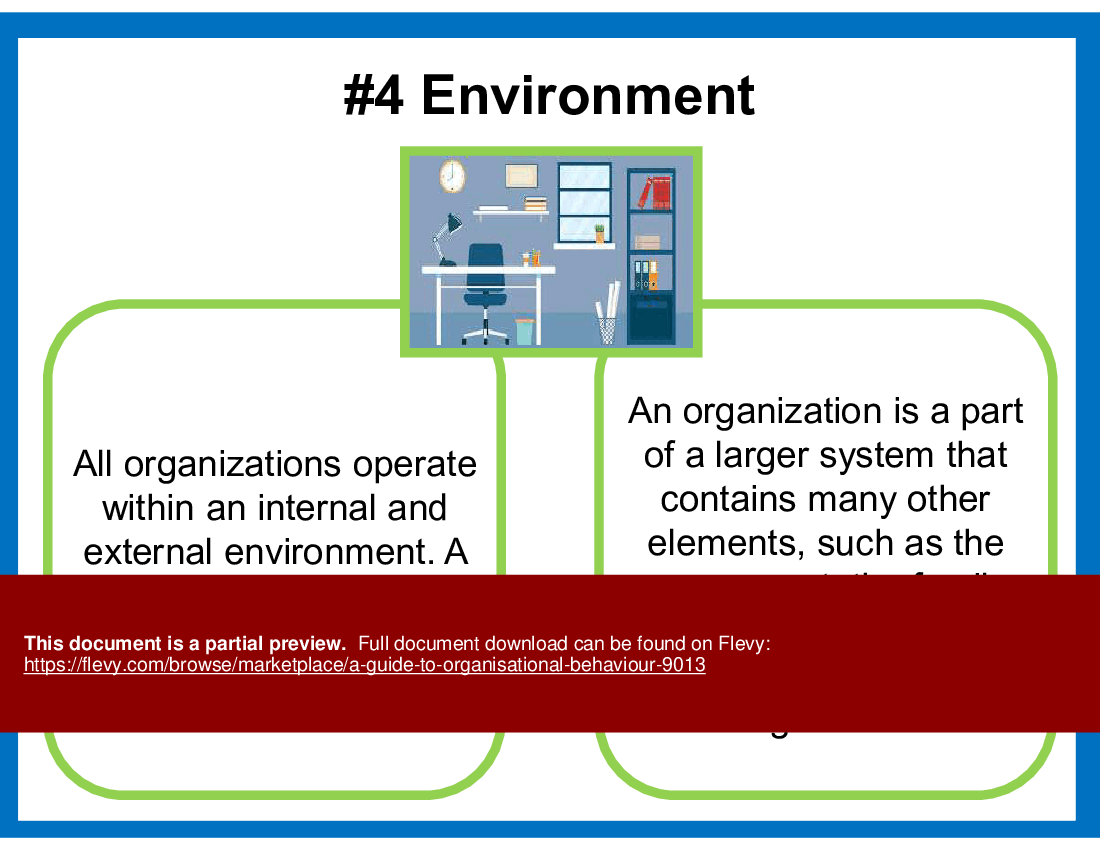 A Guide to Organisational Behaviour (20-slide PPT PowerPoint presentation (PPT)) Preview Image