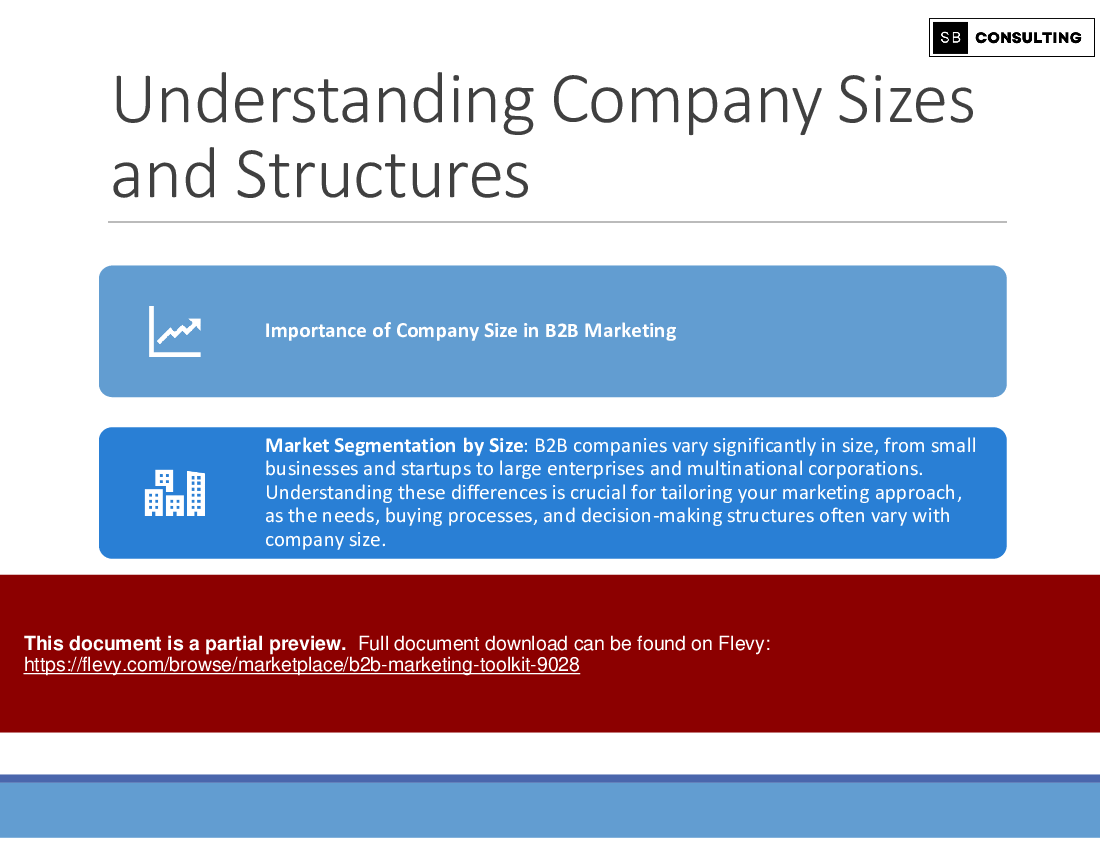 B2B Marketing Toolkit (909-slide PPT PowerPoint presentation (PPTX)) Preview Image