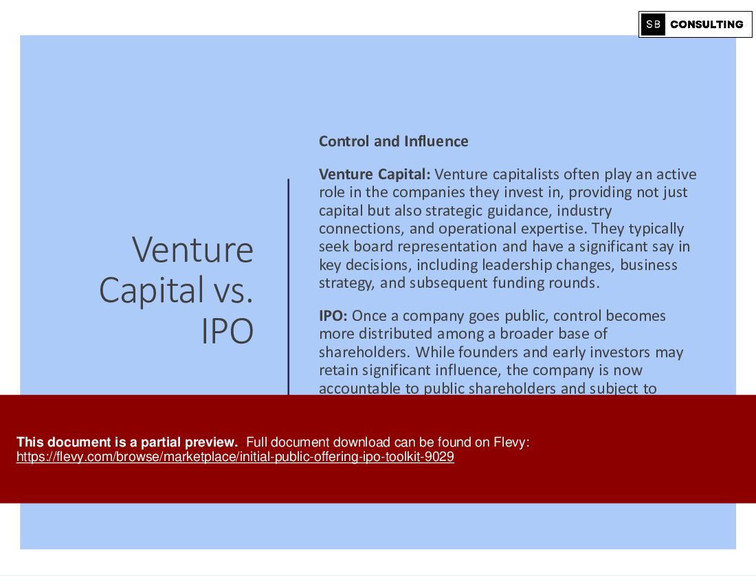 Initial Public Offering (IPO) Toolkit (1004-slide PPT PowerPoint presentation (PPTX)) Preview Image