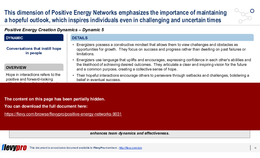 Positive Energy Networks (30-slide PPT PowerPoint presentation (PPTX)) Preview Image