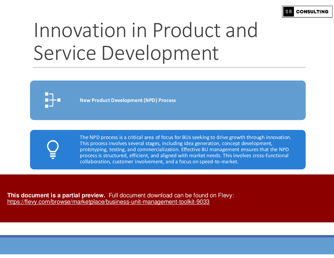 Business Unit Management Toolkit (1181-slide PPT PowerPoint presentation (PPTX)) Preview Image