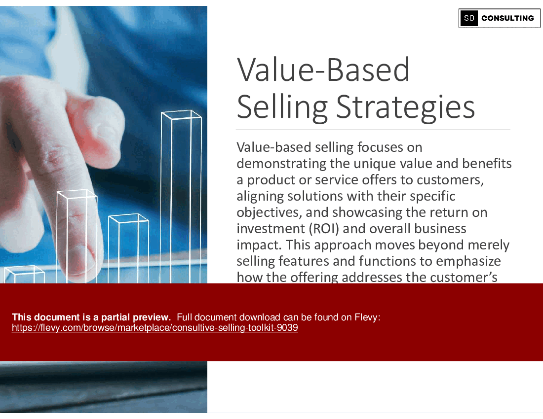 Consultive Selling Toolkit (796-slide PPT PowerPoint presentation (PPTX)) Preview Image