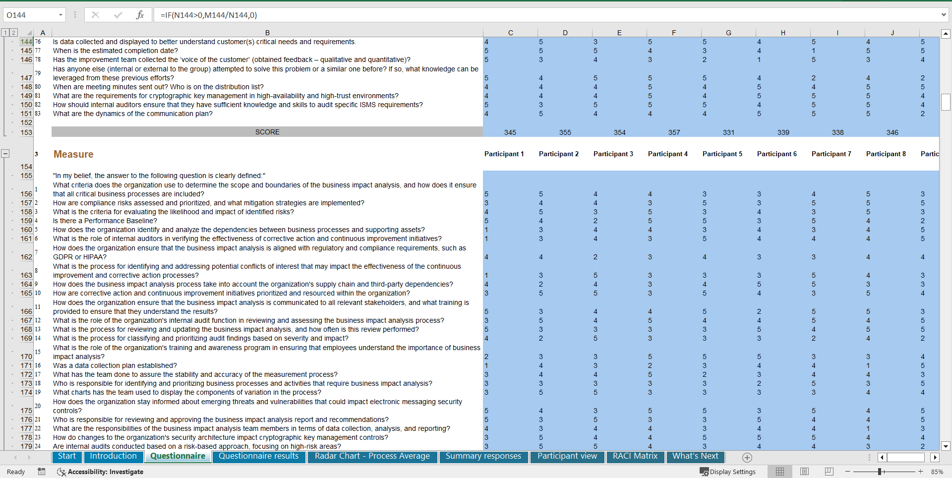 ISO IEC 27000 - Implementation Toolkit (Excel template (XLSX)) Preview Image