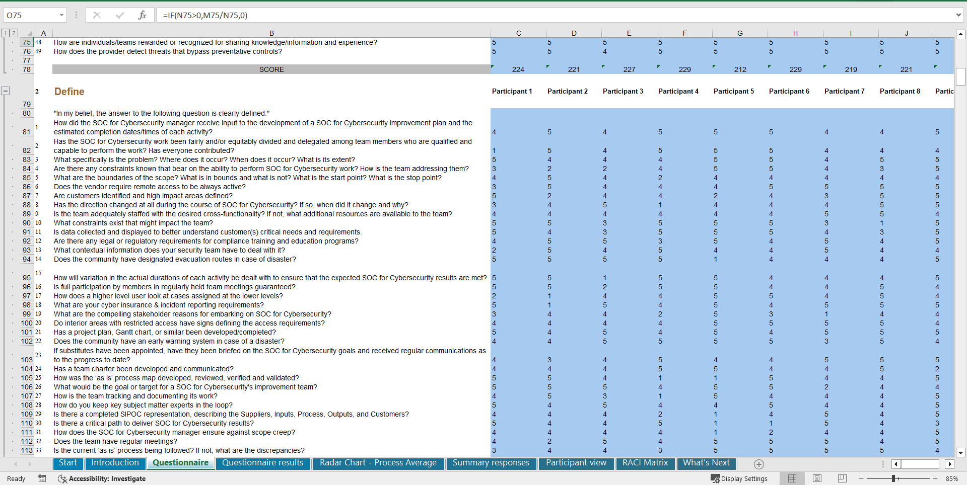 SOC for Cybersecurity - Implementation Toolkit (Excel template (XLSX)) Preview Image