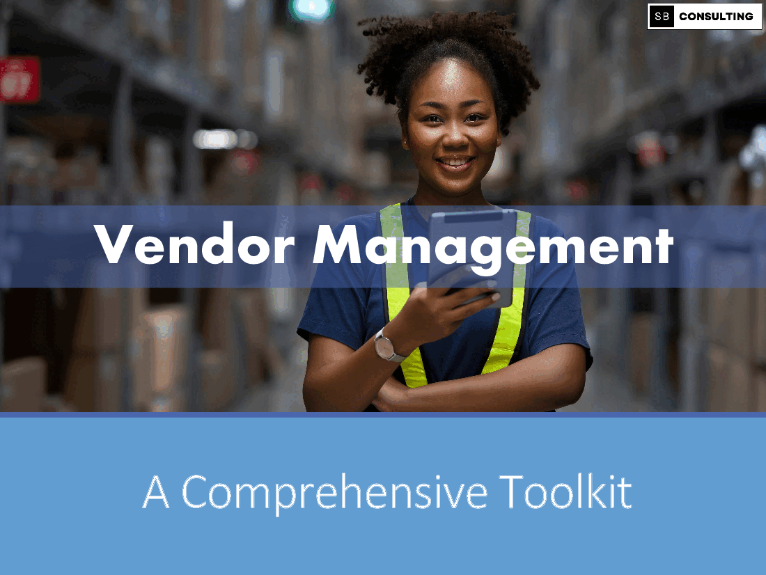 Vendor Management Toolkit (724-slide PPT PowerPoint presentation (PPTX)) Preview Image