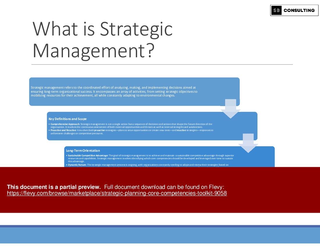 Strategic Planning Core Competencies Toolkit (557-slide PPT PowerPoint presentation (PPTX)) Preview Image