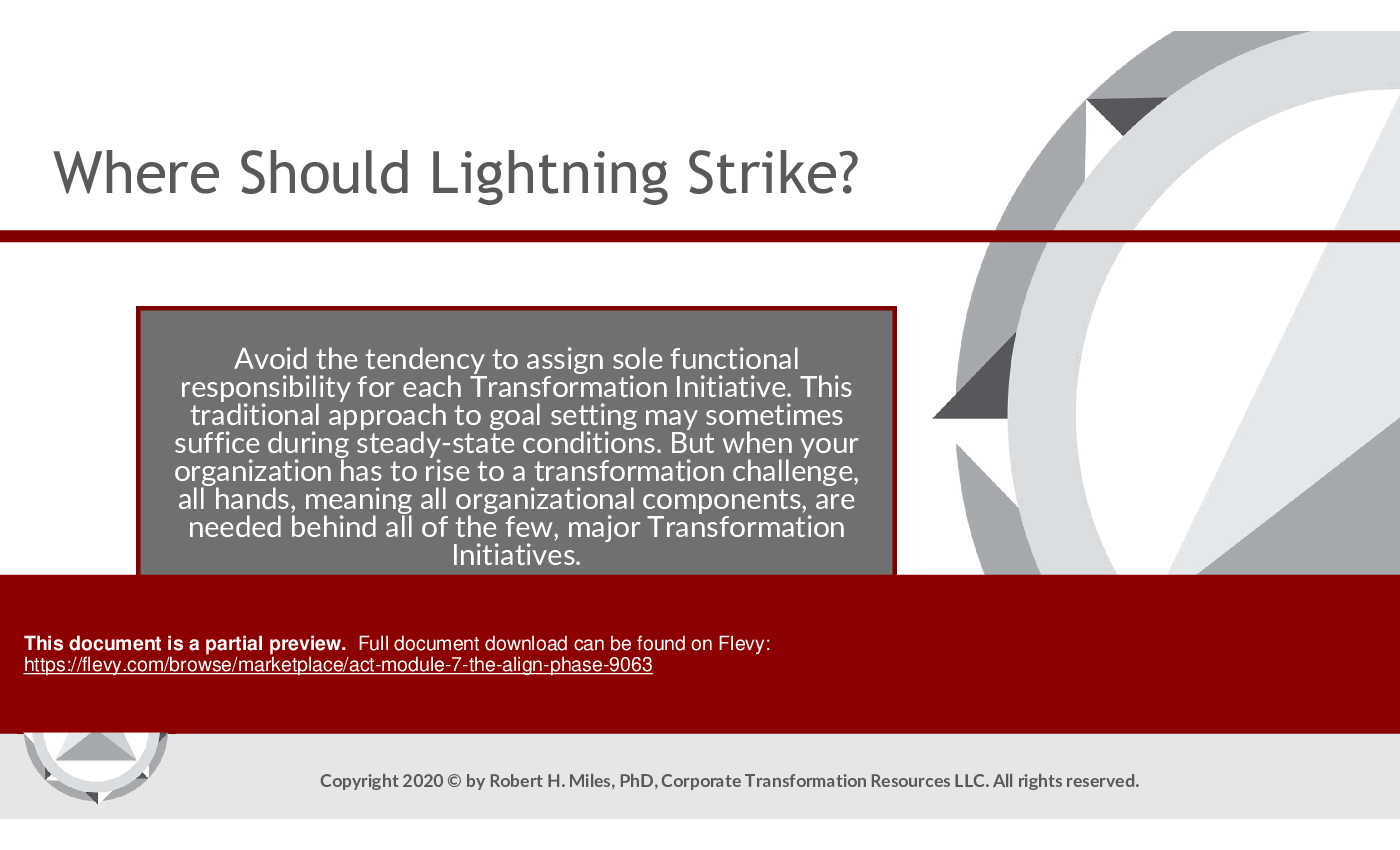 ACT Module 7: The Align Phase (110-slide PPT PowerPoint presentation (PPTX)) Preview Image