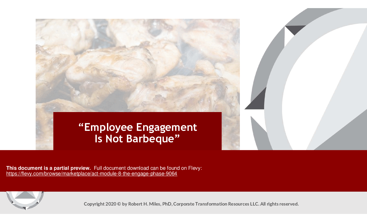 ACT Module 8: The Engage Phase (87-slide PPT PowerPoint presentation (PPTX)) Preview Image