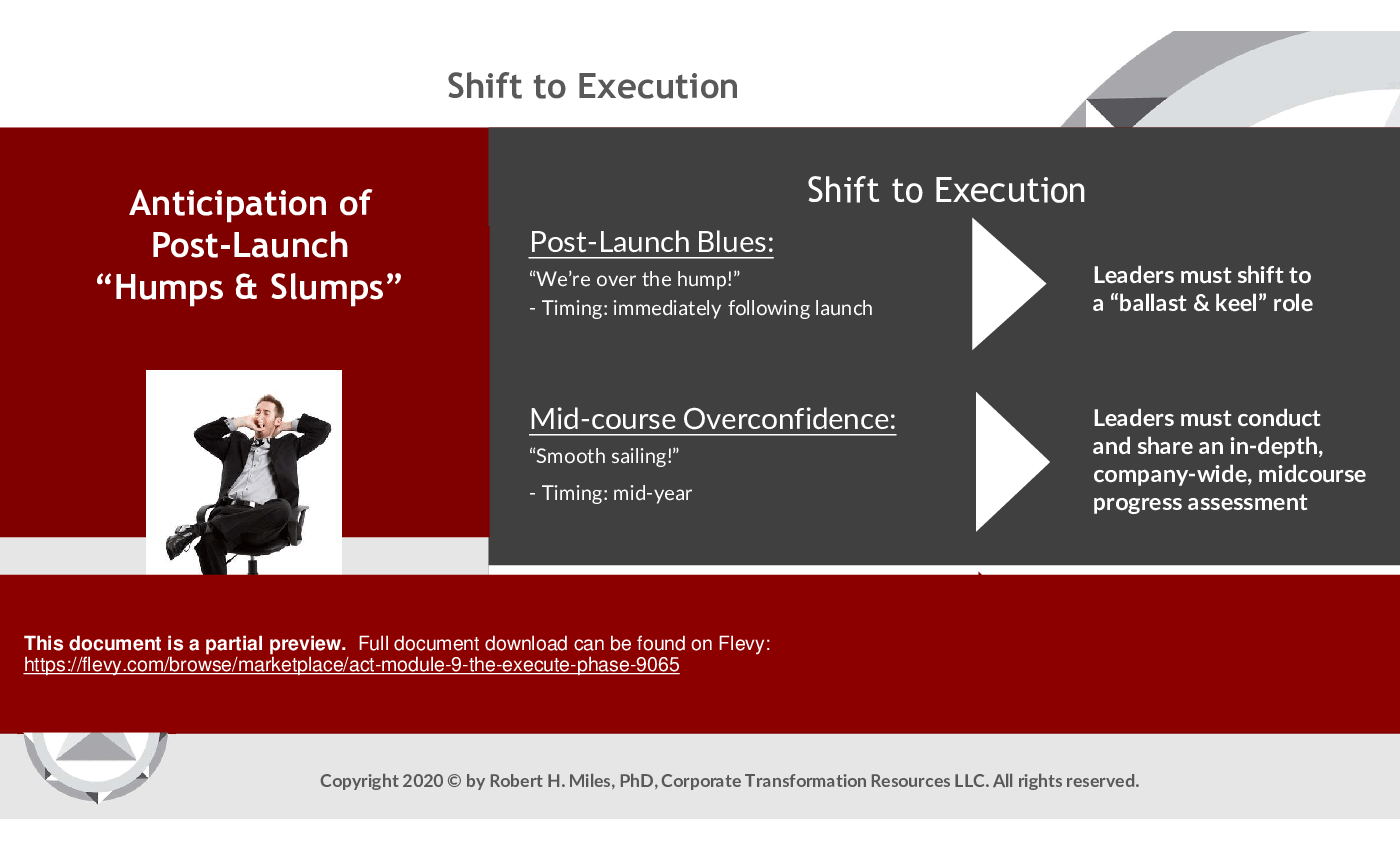 ACT Module 9: The Execute Phase (94-slide PPT PowerPoint presentation (PPTX)) Preview Image