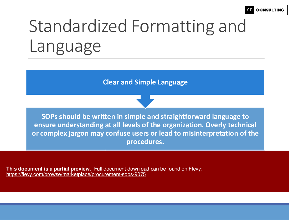 Procurement SOPs (1070-slide PPT PowerPoint presentation (PPTX)) Preview Image