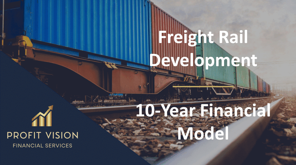 Freight Rail Development – 10 Year Financial Model (Excel template (XLSX)) Preview Image