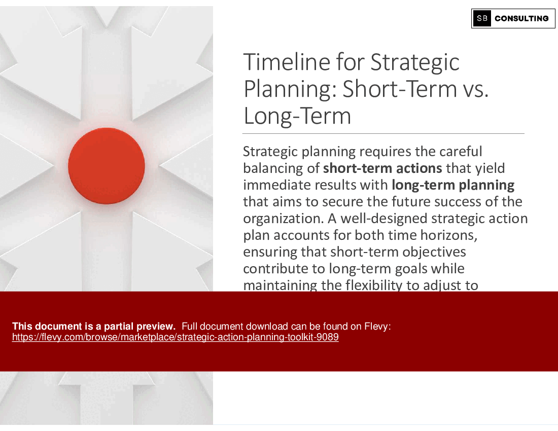 Strategic Action Planning Toolkit (600-slide PPT PowerPoint presentation (PPTX)) Preview Image