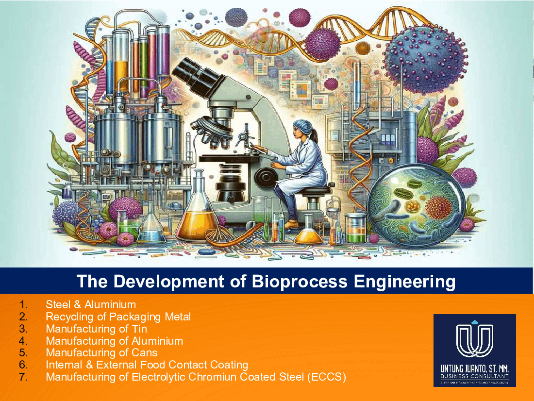 The Development of Bioprocess Engineering