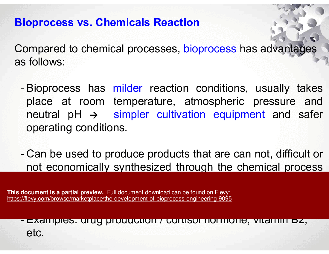 The Development of Bioprocess Engineering (37-slide PPT PowerPoint presentation (PPTX)) Preview Image