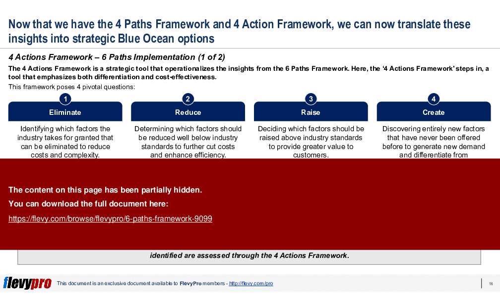 6 Paths Framework (29-slide PPT PowerPoint presentation (PPTX)) Preview Image