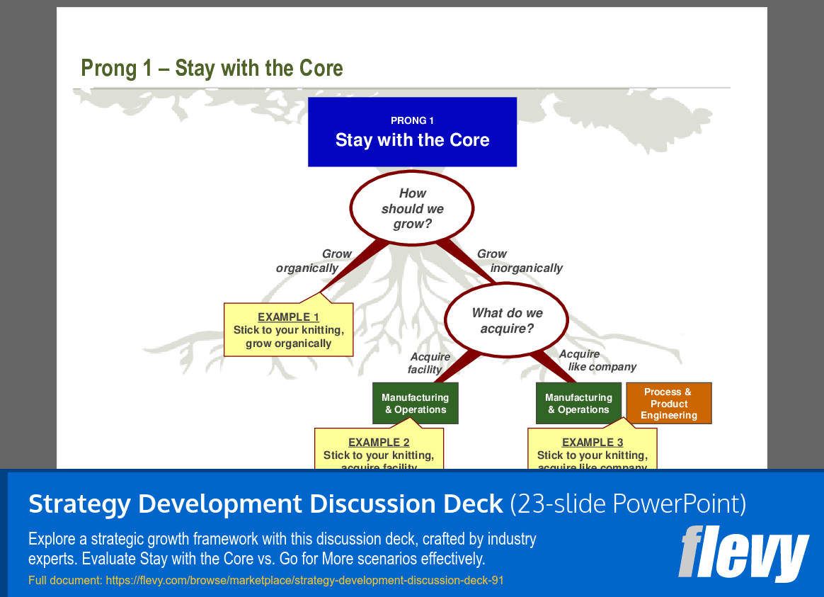 Strategy Development Discussion Deck () Preview Image