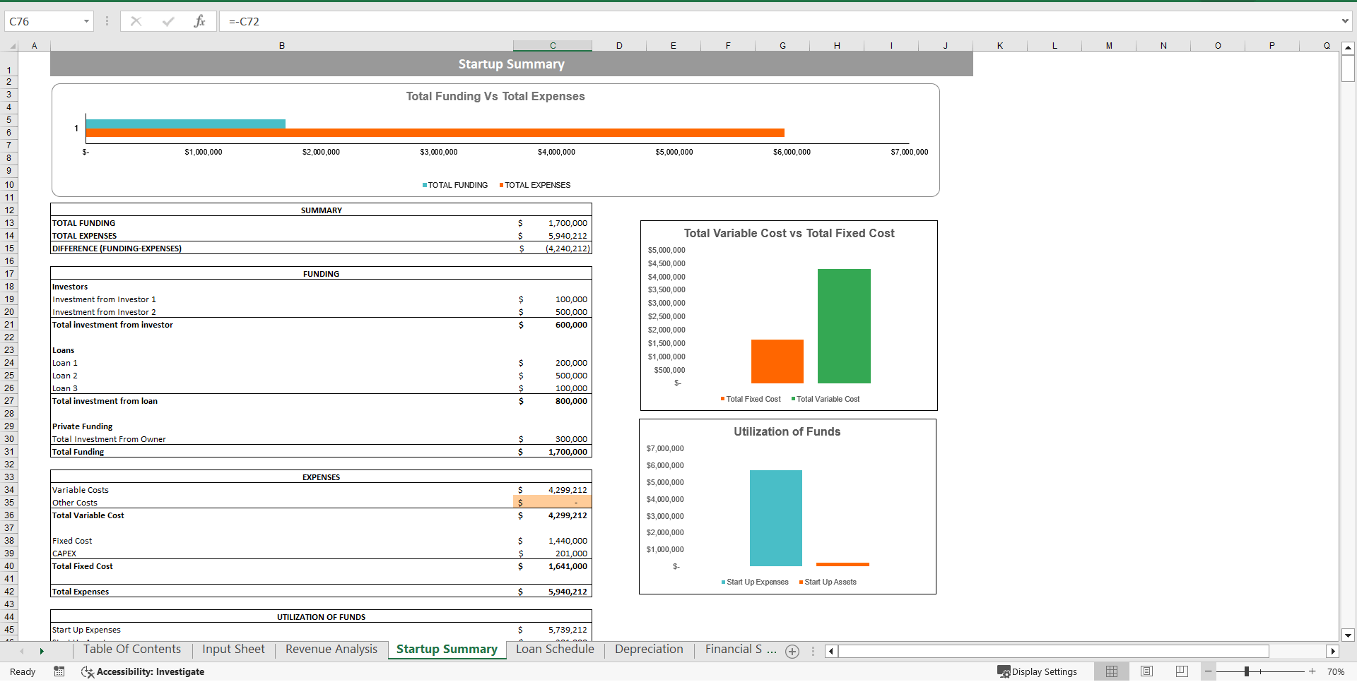 Boat Dealer Excel Financial Model Template (Excel template (XLSX)) Preview Image