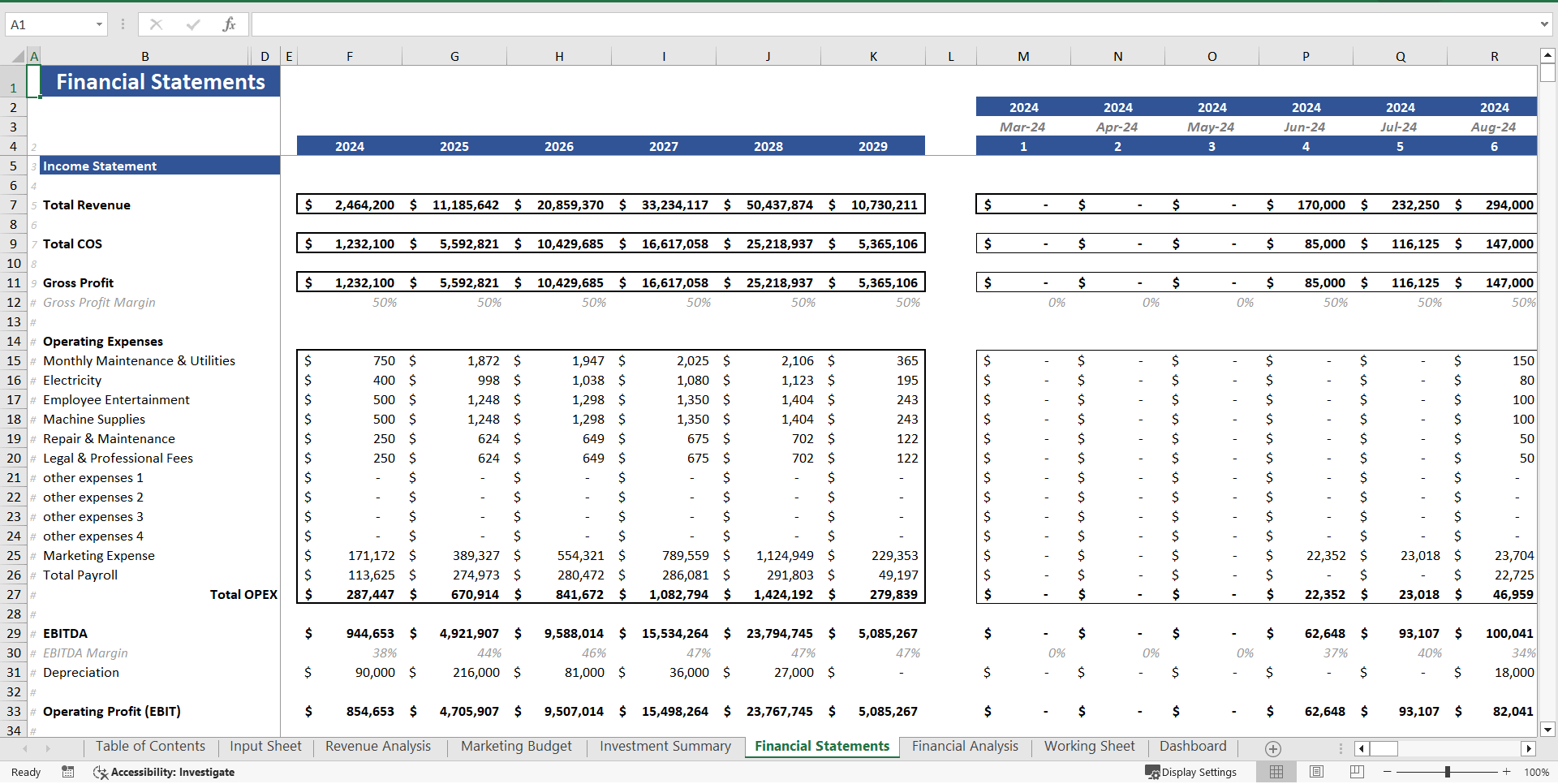 Surprise Subscription-Box Excel Financial Model (Excel template (XLSX)) Preview Image