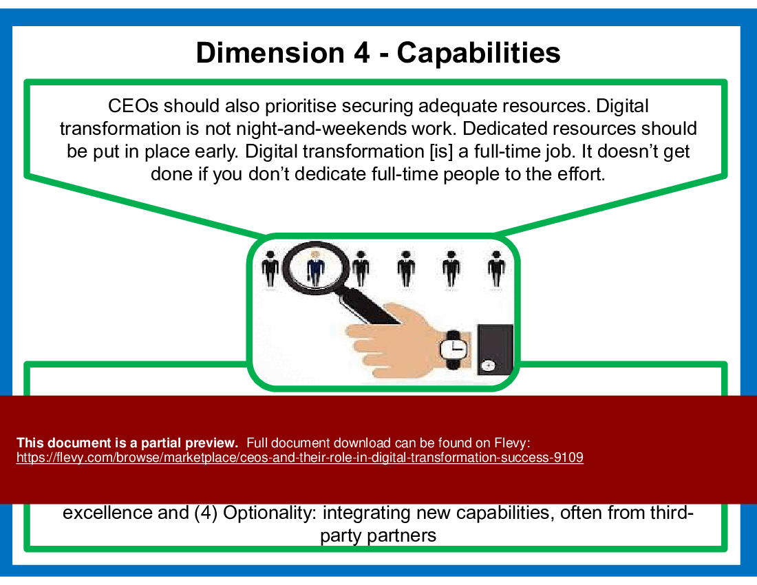 CEOs and Their Role in Digital Transformation Success (17-slide PPT PowerPoint presentation (PPT)) Preview Image