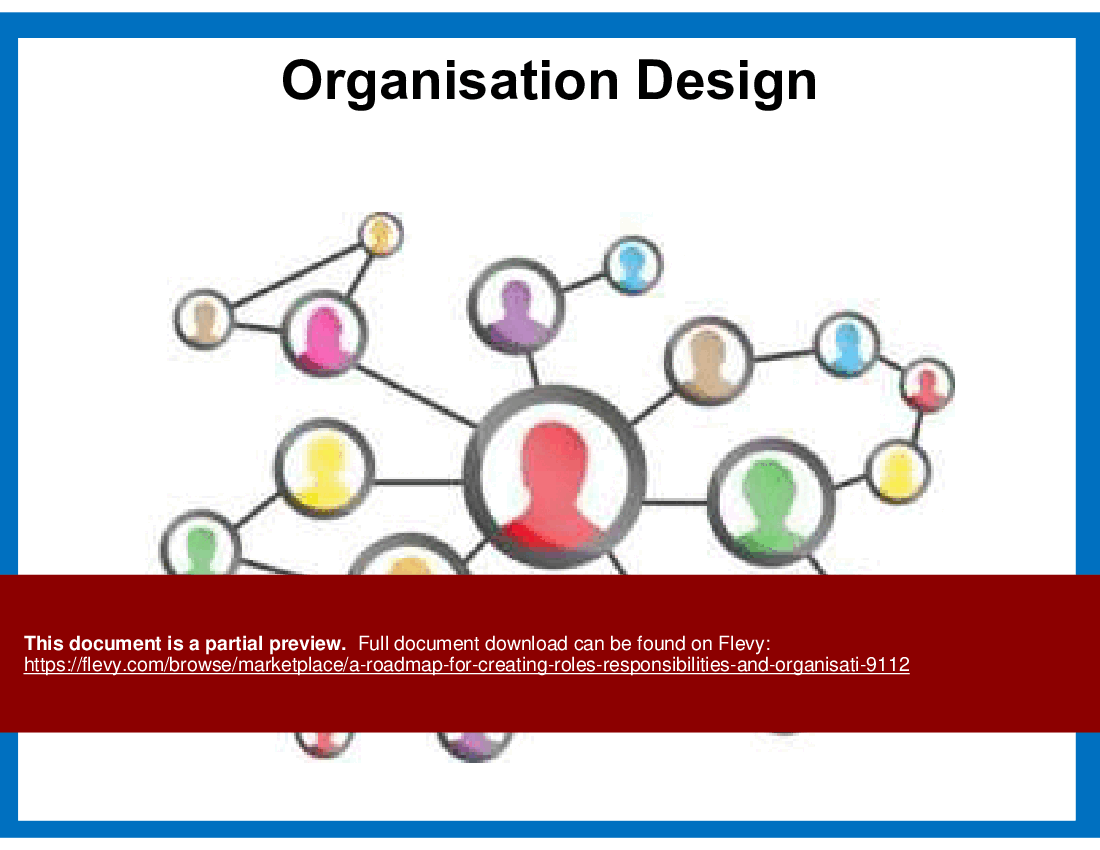 A Roadmap to Organisational Design (15-slide PPT PowerPoint presentation (PPT)) Preview Image