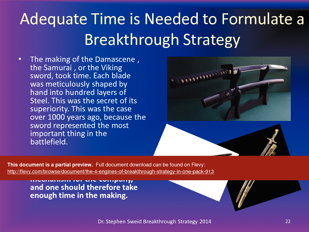The 4 Engines of Breakthrough Strategy in One Pack (115-page PDF document) Preview Image