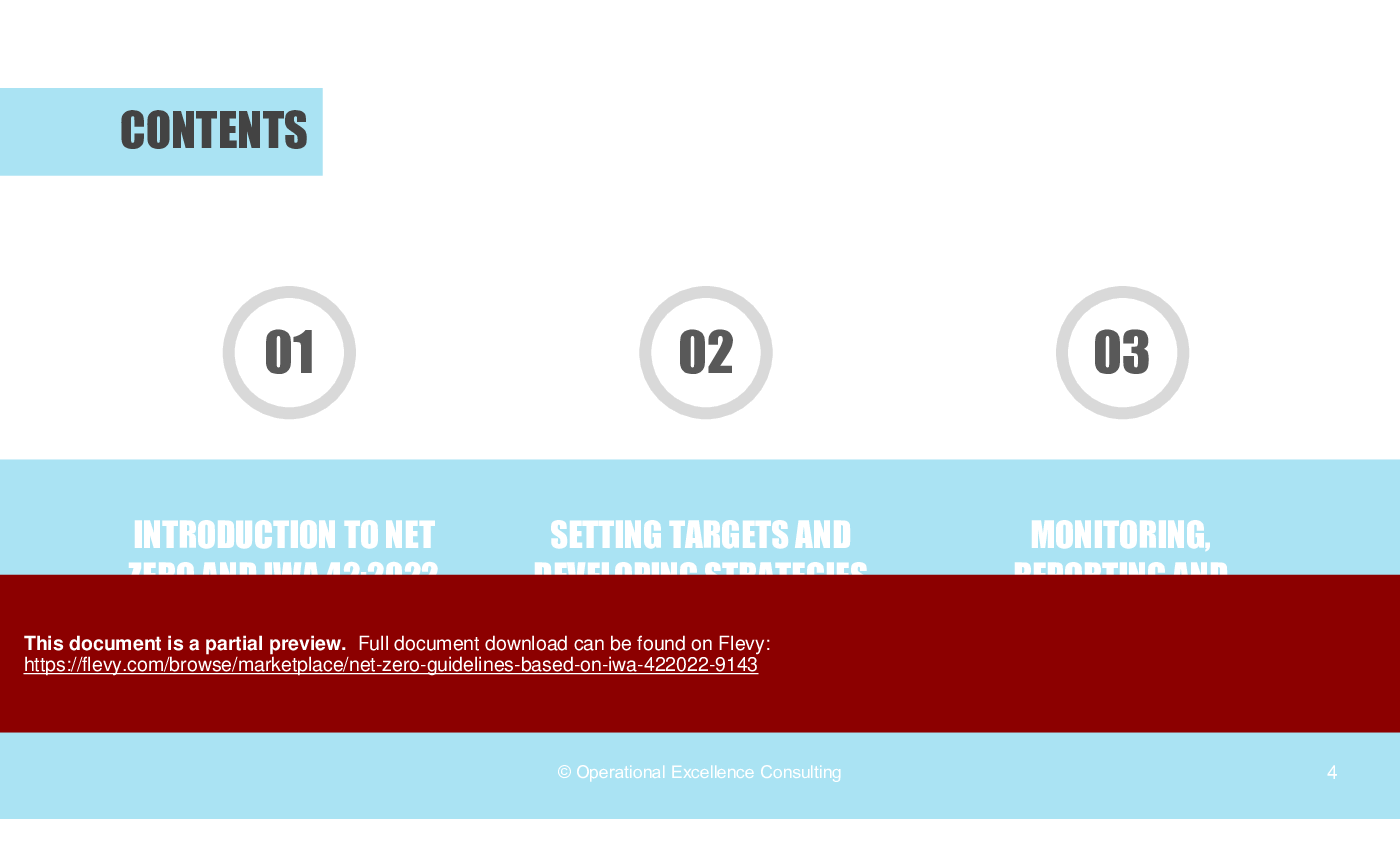 Net Zero Guidelines (Based on IWA 42:2022) (55-slide PPT PowerPoint presentation (PPTX)) Preview Image