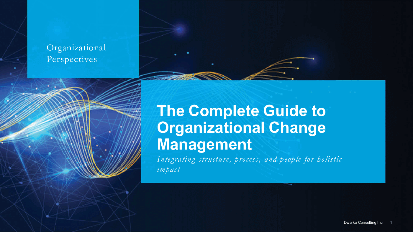 Organizational Change Management Toolkit