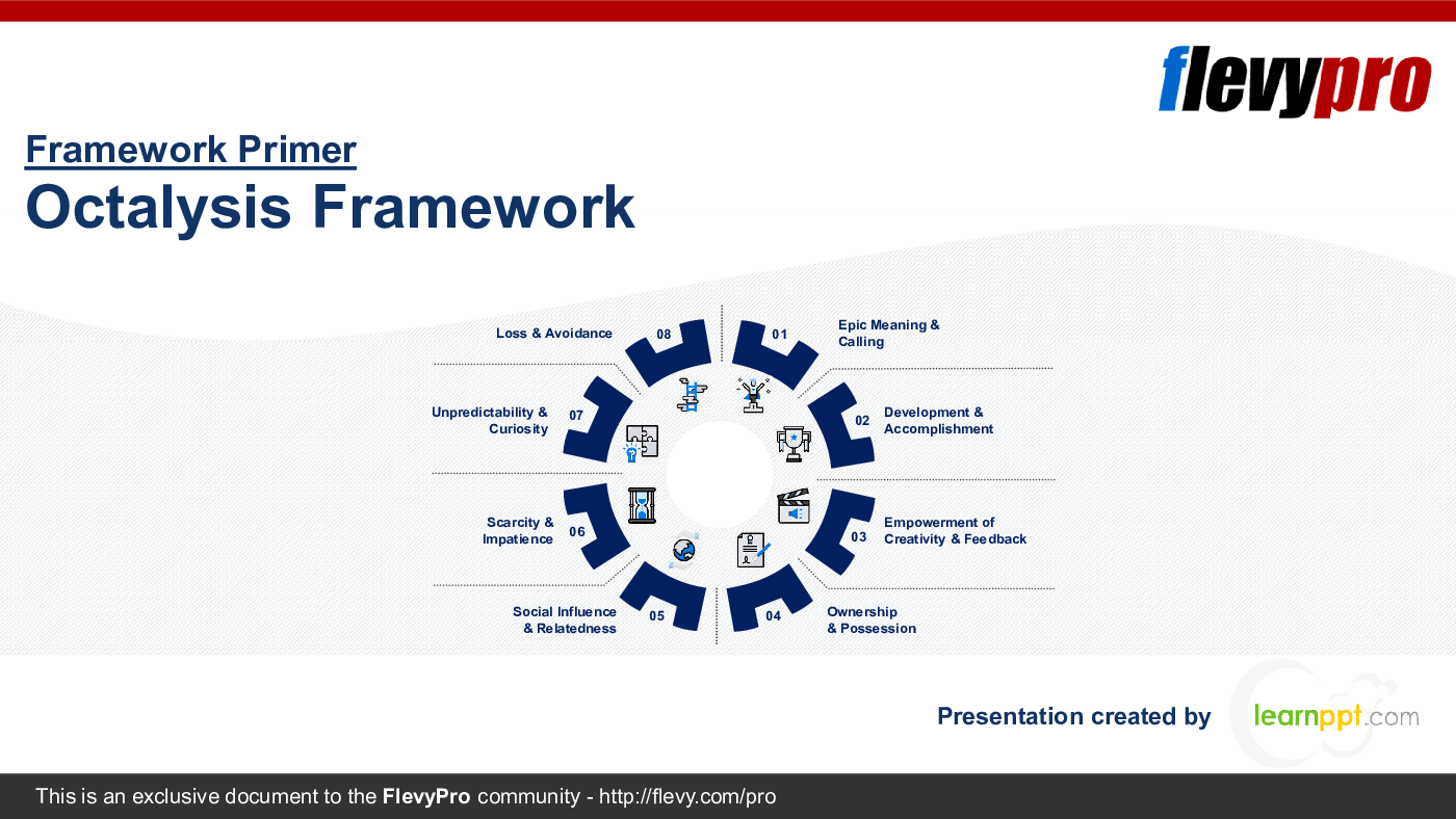 Octalysis Framework (37-slide PPT PowerPoint presentation (PPTX)) Preview Image