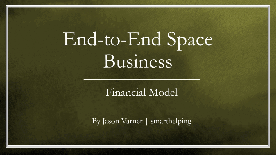 Space Company Startup Financial Model (Excel template (XLSX)) Preview Image