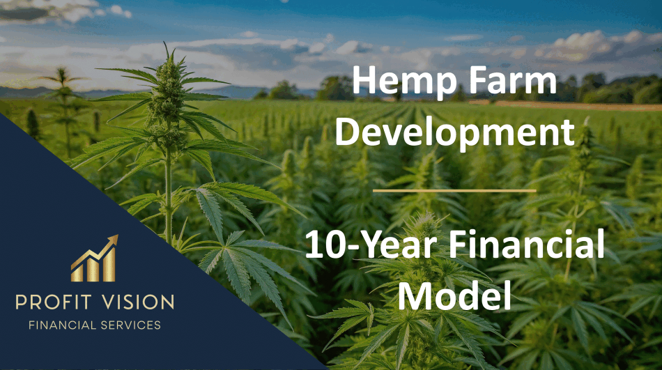 Hemp Farm – 10 Year Financial Model (Excel template (XLSX)) Preview Image