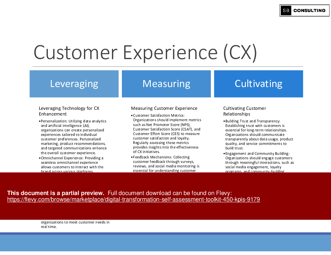 Digital Transformation Self-Assessment Toolkit (450+ KPIs) (1112-slide PPT PowerPoint presentation (PPTX)) Preview Image