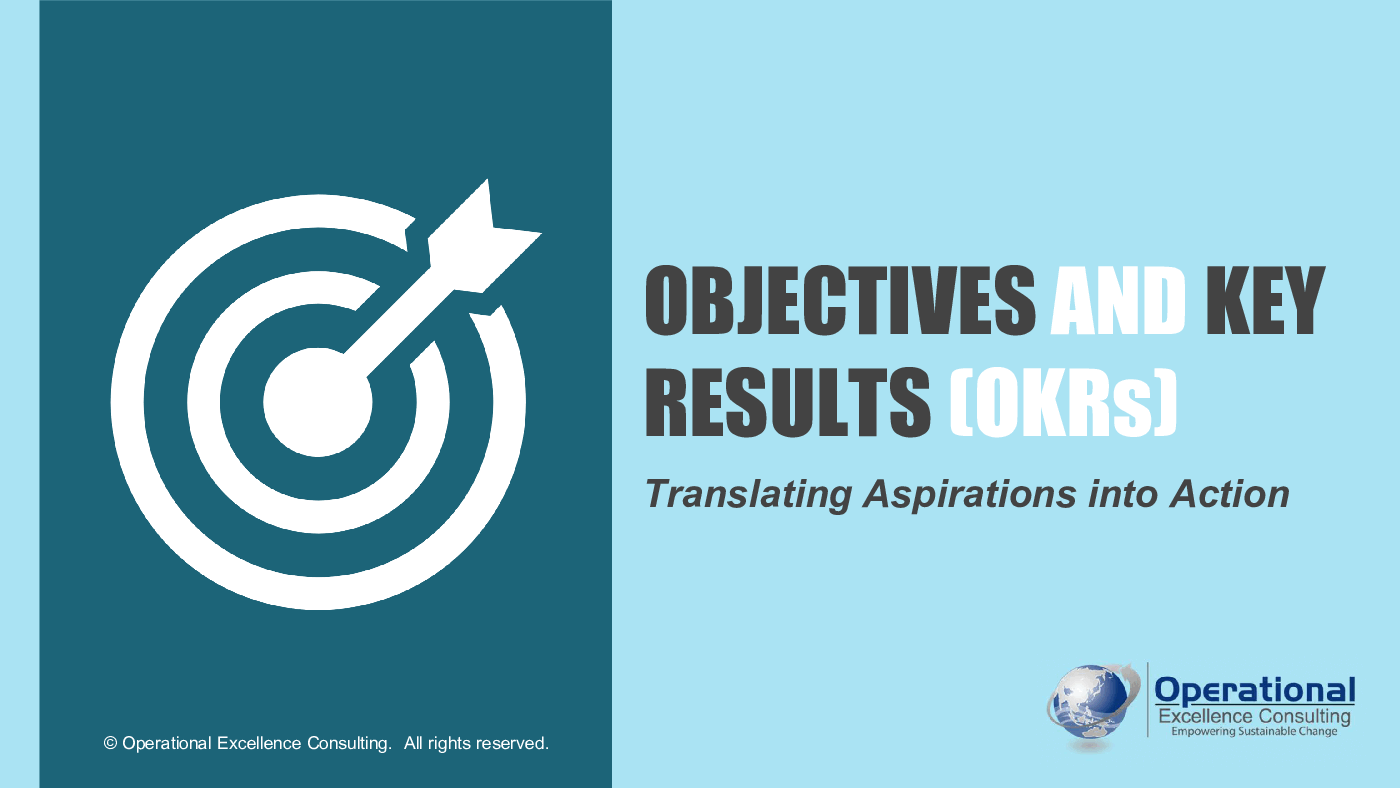 Objectives and Key Results (OKRs) (85-slide PPT PowerPoint presentation (PPTX)) Preview Image