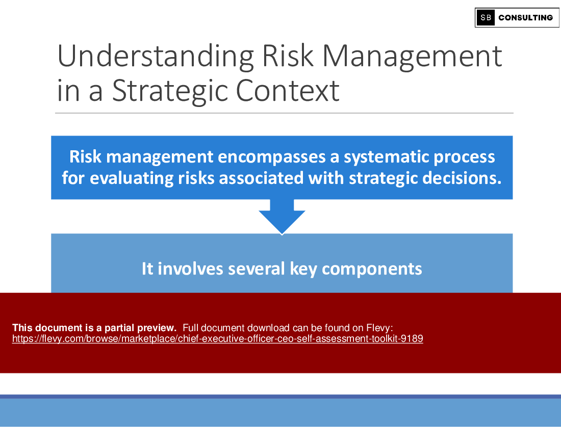 Chief Executive Officer (CEO) Self-Assessment Toolkit (1336-slide PPT PowerPoint presentation (PPTX)) Preview Image