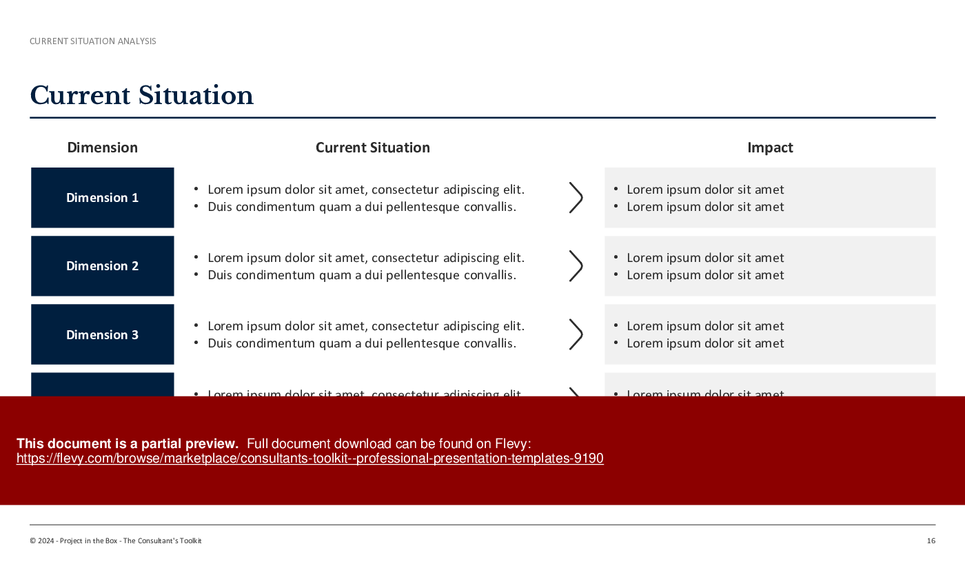 Consultant's Toolkit - Professional Presentation Templates (157-slide PPT PowerPoint presentation (PPTX)) Preview Image