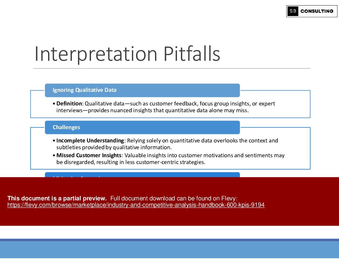 Industry & Competitive Analysis Handbook (600+ KPIs) (945-slide PPT PowerPoint presentation (PPTX)) Preview Image