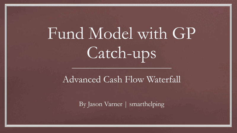 GP/LP Fund Structure with Multiple GP Catch-ups Template Excel XLS