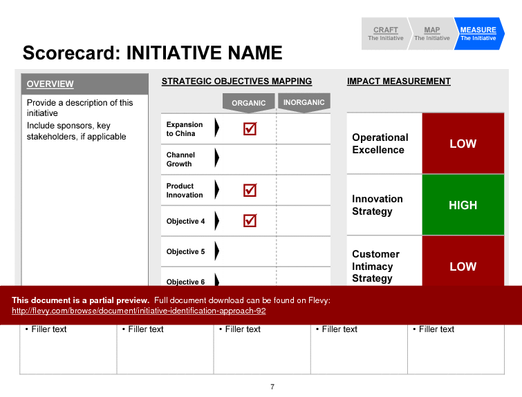 This is a partial preview of Initiative Identification Approach (7-slide PowerPoint presentation (PPT)). Full document is 7 slides. 