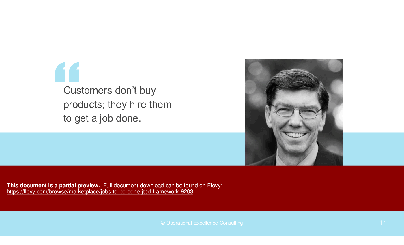 Jobs-To-Be-Done (JTBD) Framework (157-slide PPT PowerPoint presentation (PPTX)) Preview Image