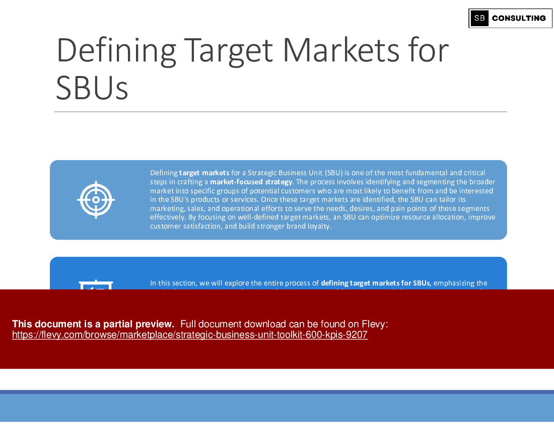 Strategic Business Unit Toolkit (600 KPIs) (869-slide PPT PowerPoint presentation (PPTX)) Preview Image