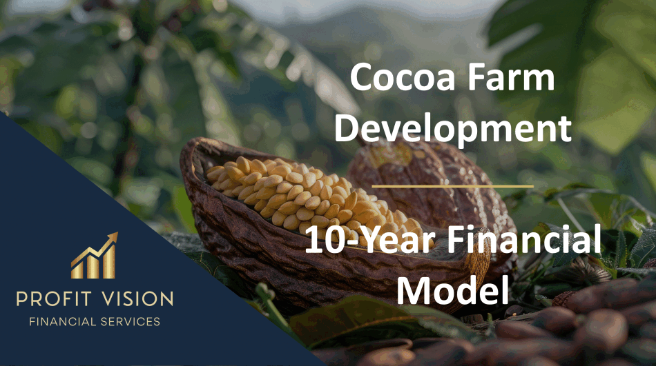 Cocoa Farm – 10 Year Financial Model (Excel template (XLSX)) Preview Image