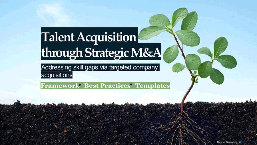 Talent Acquisition through Strategic M&A (150-slide PPT PowerPoint presentation (PPTX)) Preview Image