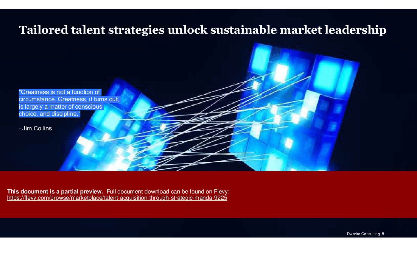 Talent Acquisition through Strategic M&A (150-slide PPT PowerPoint presentation (PPTX)) Preview Image