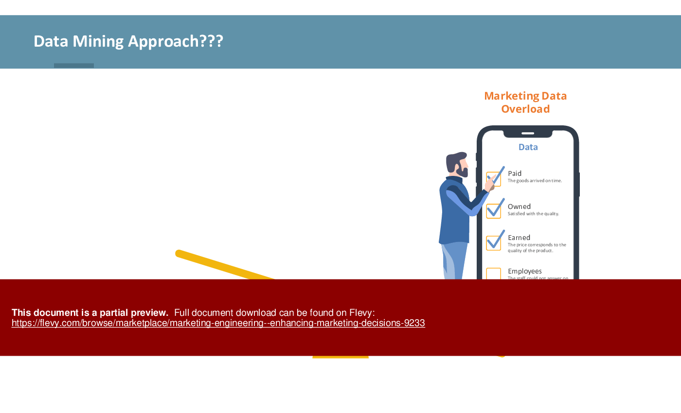 Marketing Engineering - Enhancing Marketing Decisions (81-slide PPT PowerPoint presentation (PPTX)) Preview Image