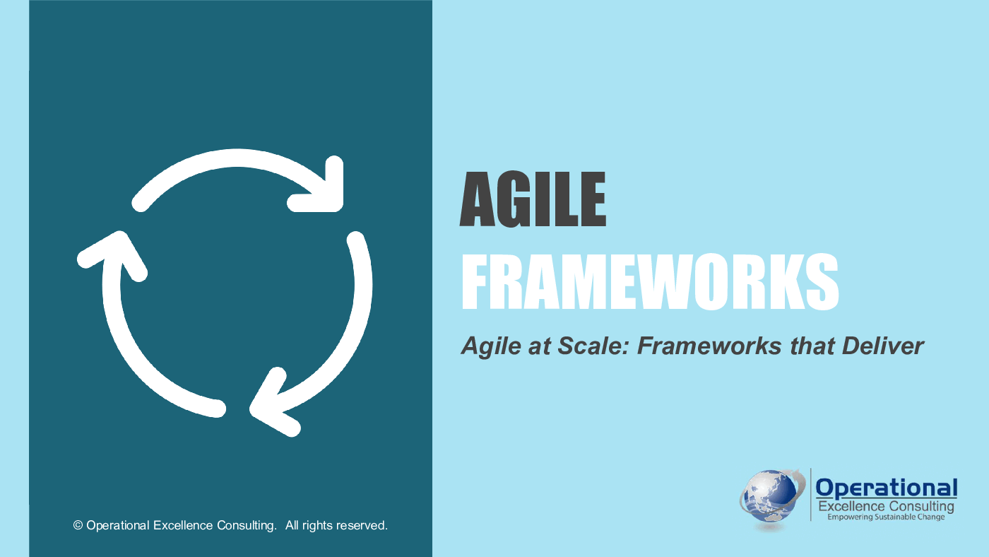 Agile Frameworks (154-slide PPT PowerPoint presentation (PPTX)) Preview Image