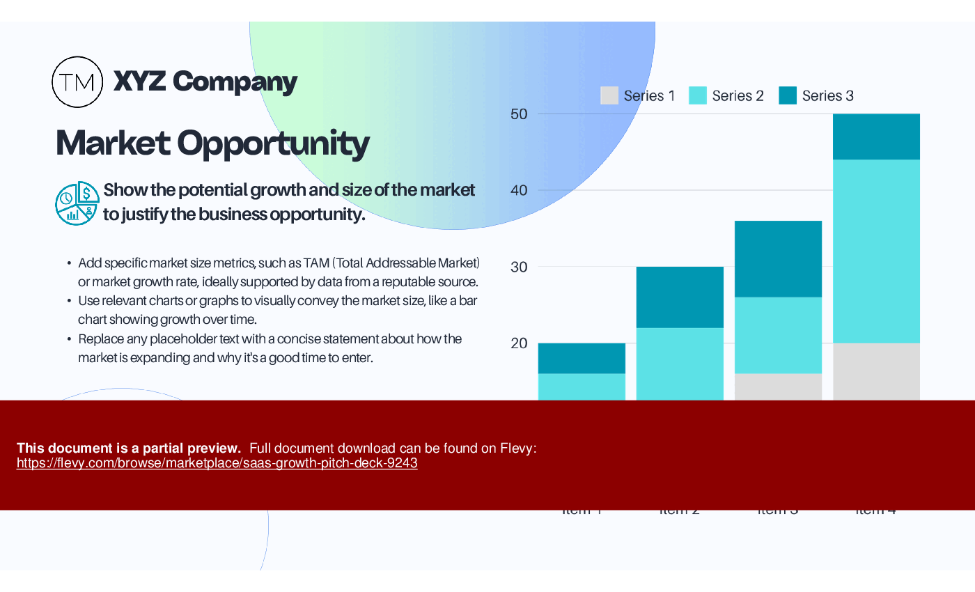 SaaS Growth Pitch Deck (10-slide PPT PowerPoint presentation (PPTX)) Preview Image