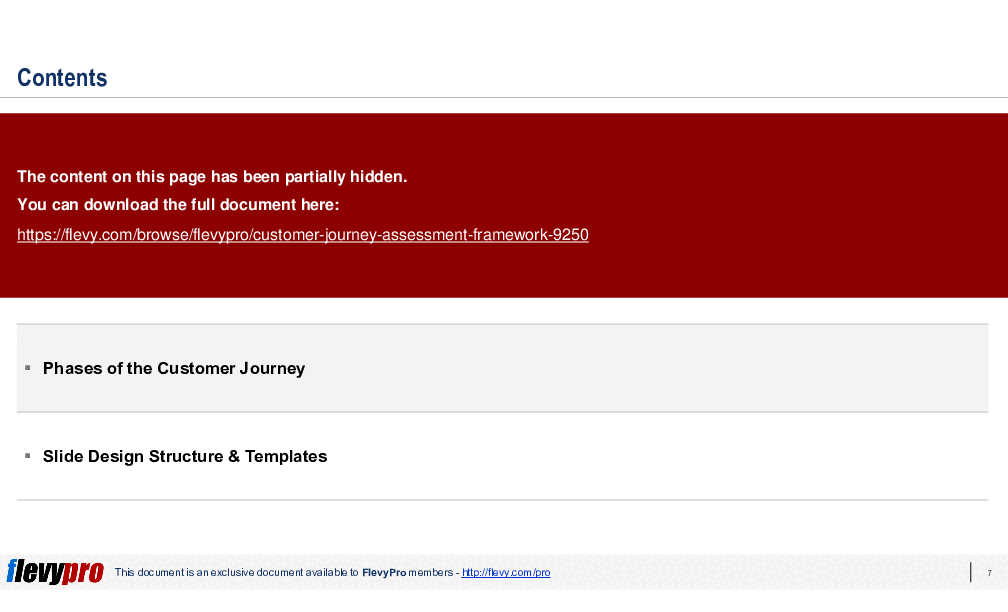 Customer Journey Assessment Framework (27-slide PPT PowerPoint presentation (PPTX)) Preview Image