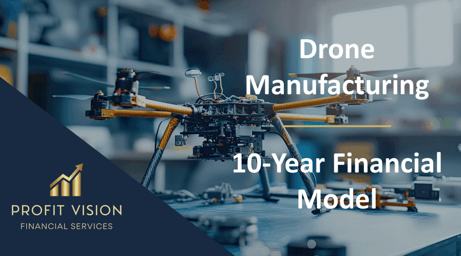 Drone Manufacturing – 10 Year Financial Model (Excel template (XLSX)) Preview Image