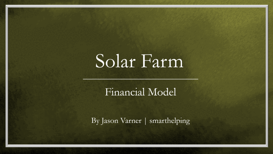 Comprehensive Financial Model for Solar Farm Success (Excel template (XLSX)) Preview Image