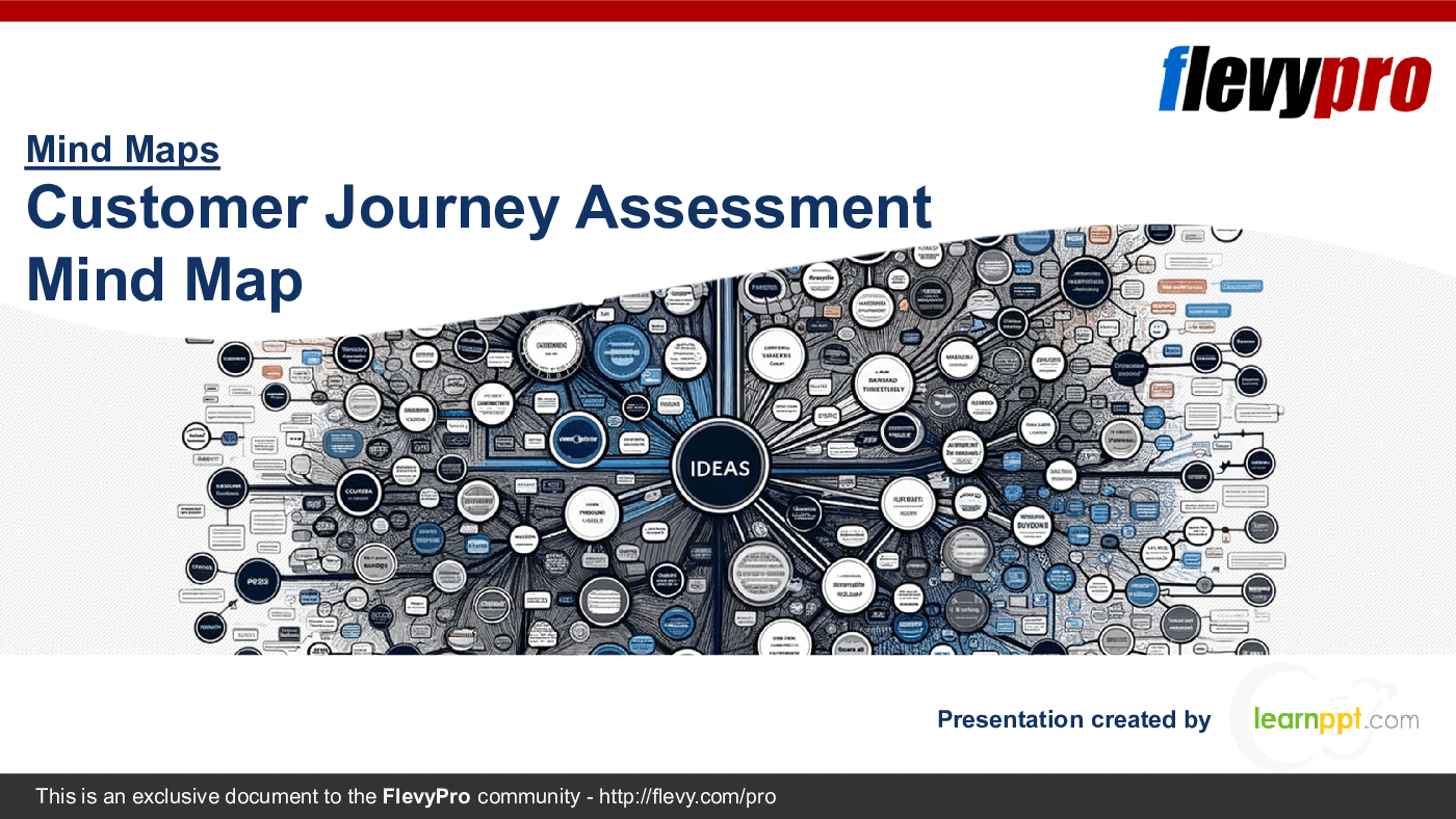 Customer Journey Assessment Mind Map (22-slide PPT PowerPoint presentation (PPTX)) Preview Image